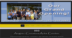 Desktop Screenshot of angiercreativearts.com